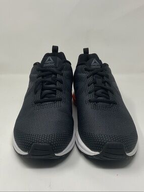 Reebok Running Shoes Men’s Athletic Sneakers Black White Red Accent Jet Dashride